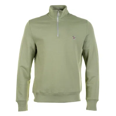 Paul Smith Zebra Half Zip Sweatshirt 34c Green