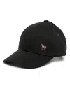 Paul Smith Zebra-logo Baseball Cap In Black