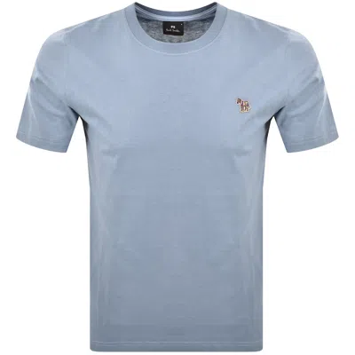 Paul Smith Zebra Logo T Shirt Blue
