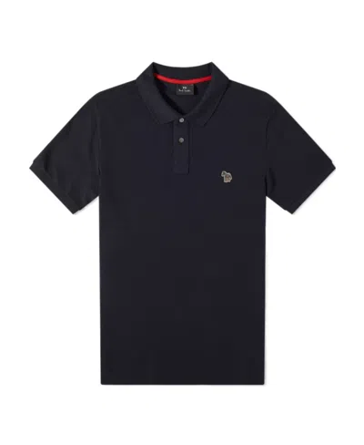 PAUL SMITH PS PAUL SMITH ZEBRA PATCH SHORT-SLEEVED POLO SHIRT