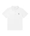 Paul Smith Zebra-patch Cotton Polo Shirt In White