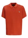 Paul Smith Poloshirt Mit Zebra-patch In Orange