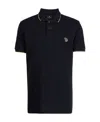 Paul Smith Zebra-patch Polo Shirt In Black Fabric