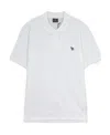 Paul Smith Zebra-patch Short-sleeved Polo Shirt In White
