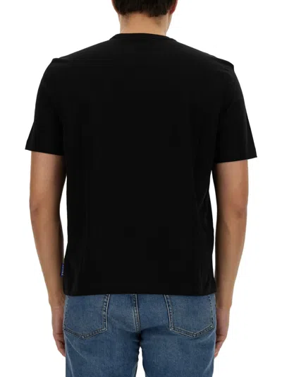 Paul Smith Zebra Print T-shirt In Black