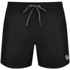 Paul Smith Zebra Motif Swim Shorts With Drawstring Waistband