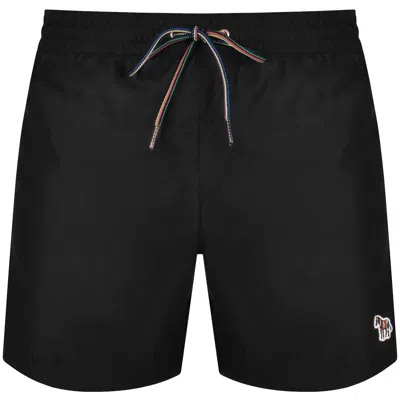 PAUL SMITH PAUL SMITH ZEBRA SWIM SHORTS BLACK