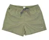 Paul Smith Washed Khaki Zebra Logo Swim Shorts Green
