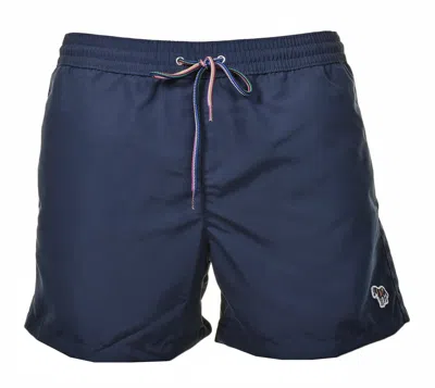 PAUL SMITH ZEBRA SWIM SHORTS NAVY