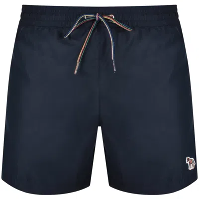 Paul Smith Zebra Swim Shorts Navy In Black