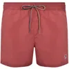 Paul Smith Zebra Swim Shorts Red In Brown