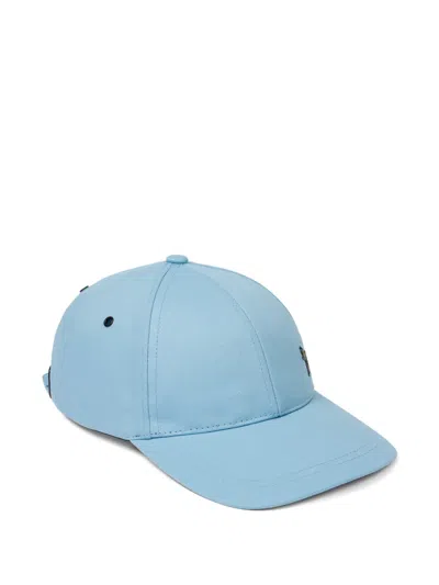 Paul Smith Zebra-embroidered Baseball Cap In Blue