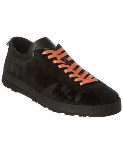 Paul Smith Zephyr Suede & Haircalf Sneaker In Black