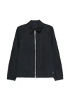 Paul Smith Zip Bomber Jacket In Blue