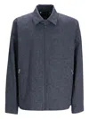 Paul Smith Zip-fastening Cotton Shirt Jacket In Blue