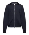 Paul Smith Zip-up Hoodie In Black