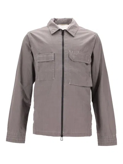 PAUL SMITH ZIPPED COTTON SHIRT JACKET