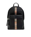 Paul Smith Backpack Striped Detail Adjustable Straps In Black