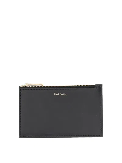 PAUL SMITH ZIPPERED CARD HOLDER