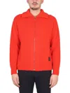 Paul Smith Zipped-ribbed Knitwear In Red