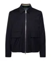 Paul Smith Black Embossed Jacket In Black