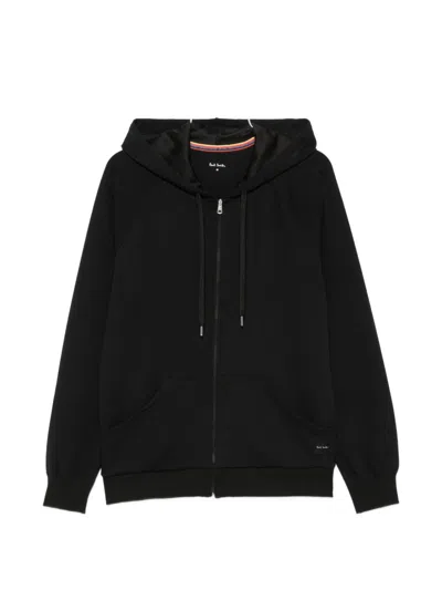 Paul Smith Zip-through Hoodie In Black