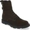 Paul Stuart Barton Boot In Dark Brown Suede