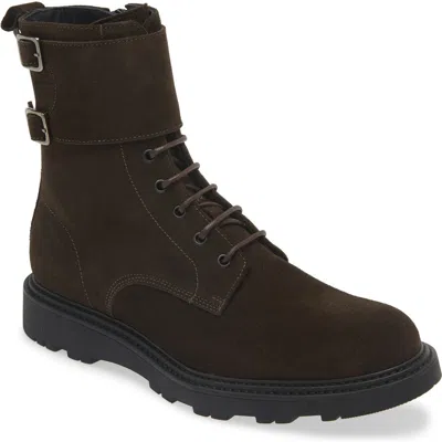 Paul Stuart Barton Boot In Dark Brown Suede