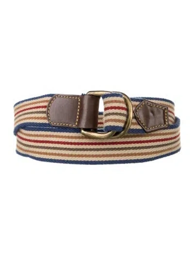 Pre-owned Paul Stuart Belt In Neutrals