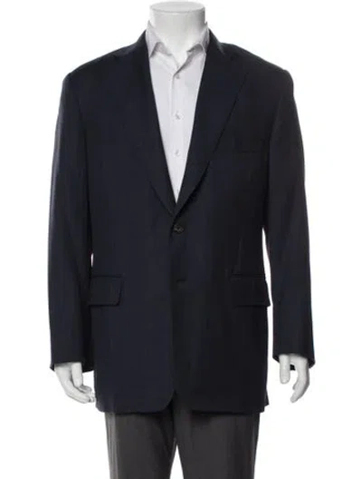 Pre-owned Paul Stuart Blazer In Blue