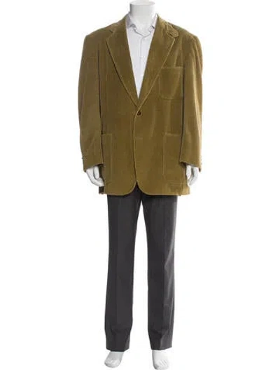 Pre-owned Paul Stuart Blazer In Green