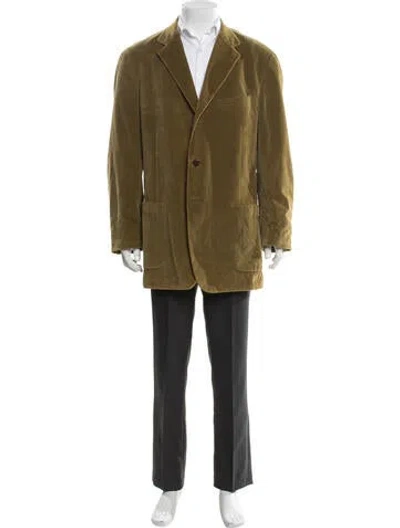Pre-owned Paul Stuart Blazer In Green