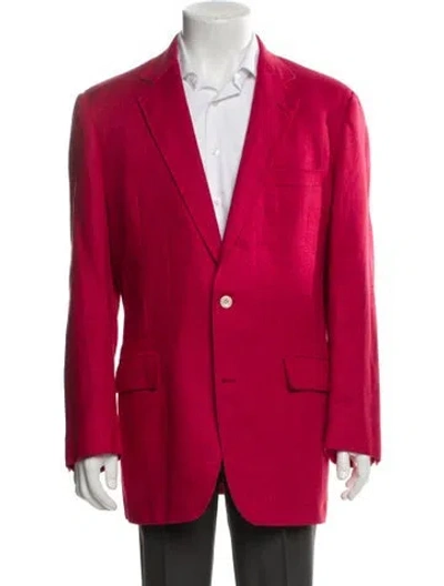 Pre-owned Paul Stuart Blazer In Red