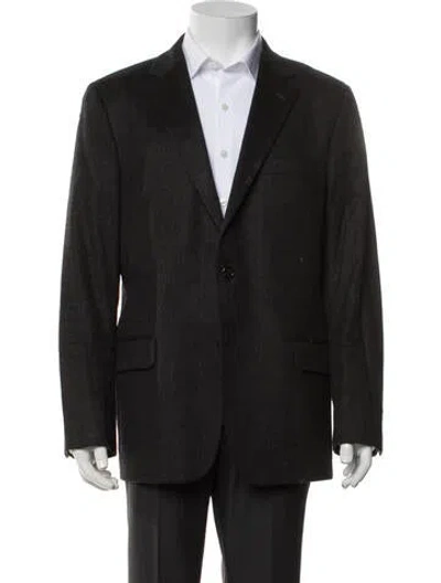 Pre-owned Paul Stuart Cashmere Blazer In Black