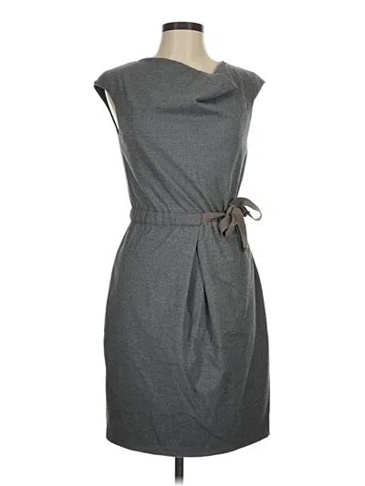 Pre-owned Paul Stuart Casual Dress In Gray