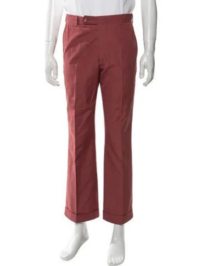 Pre-owned Paul Stuart Chinos In Red