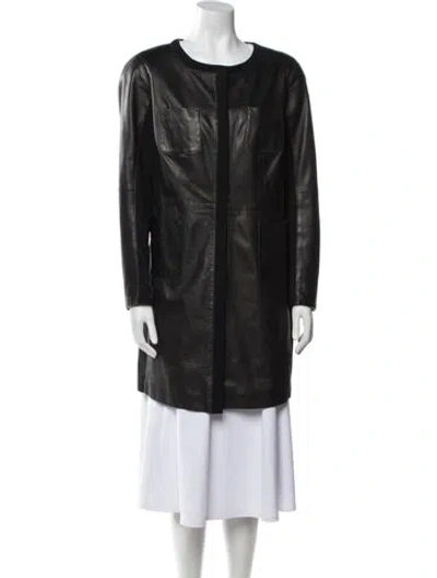 Pre-owned Paul Stuart Coat In Black