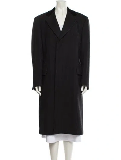 Pre-owned Paul Stuart Coat In Blue