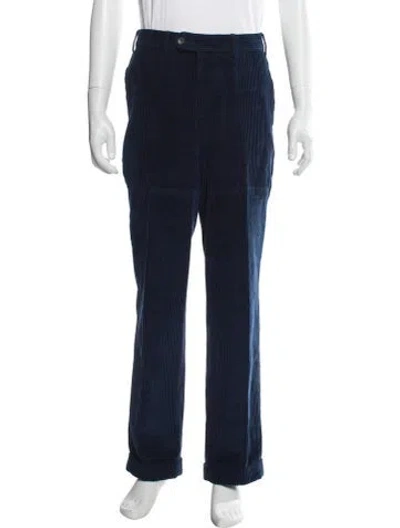Pre-owned Paul Stuart Corduroy Pants In Blue