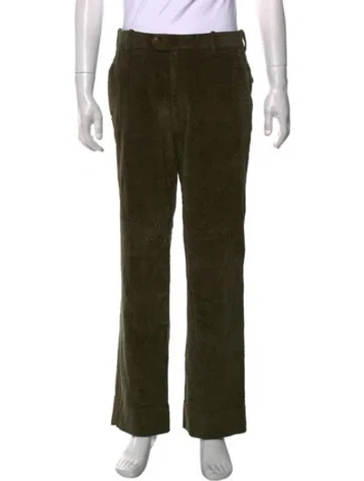 Pre-owned Paul Stuart Corduroy Pants In Green