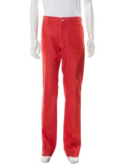Pre-owned Paul Stuart Corduroy Pants In Orange