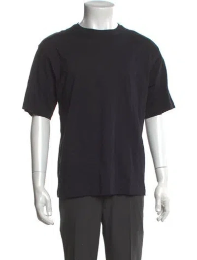 Pre-owned Paul Stuart Crew Neck Short Sleeve T-shirt In Blue