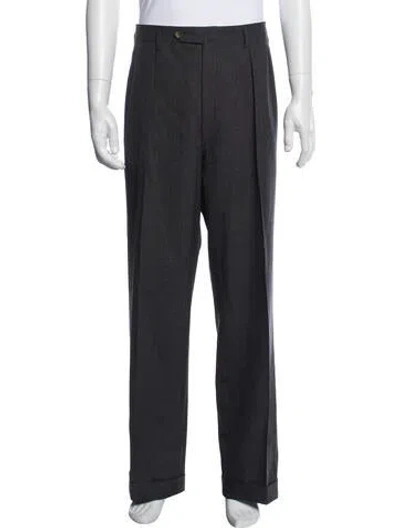 Pre-owned Paul Stuart Dress Pants In Black