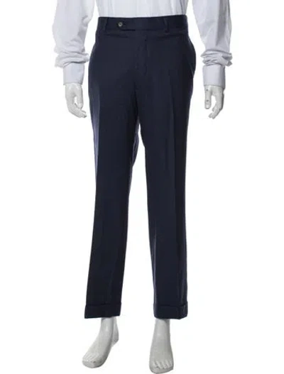 Pre-owned Paul Stuart Dress Pants In Blue
