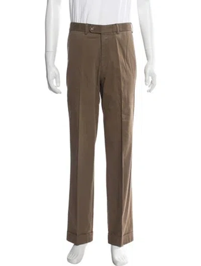Pre-owned Paul Stuart Dress Pants In Brown