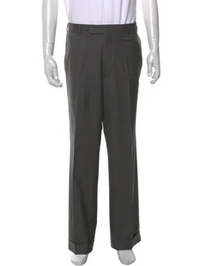 Pre-owned Paul Stuart Dress Pants In Gray