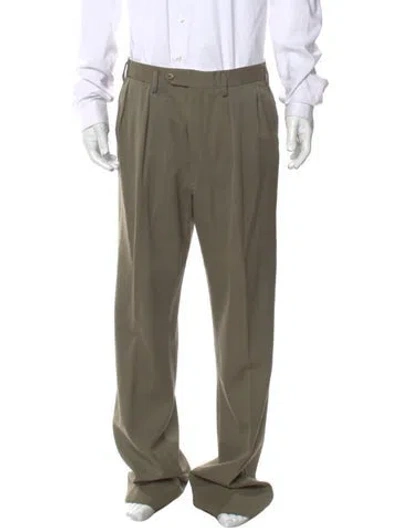 Pre-owned Paul Stuart Dress Pants In Green