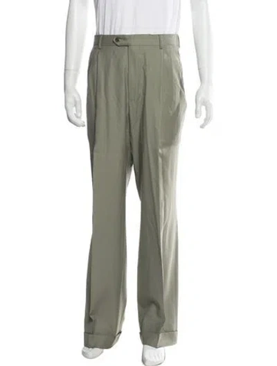 Pre-owned Paul Stuart Dress Pants In Green