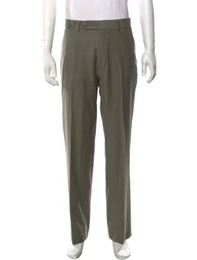 Pre-owned Paul Stuart Dress Pants In Green