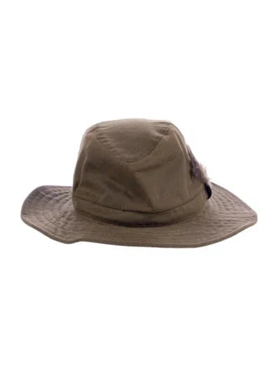Pre-owned Paul Stuart Green Gamble Hat